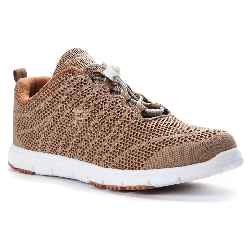 Propet Shoes Women's TravelWalker™ EVO-Taupe/Sienna