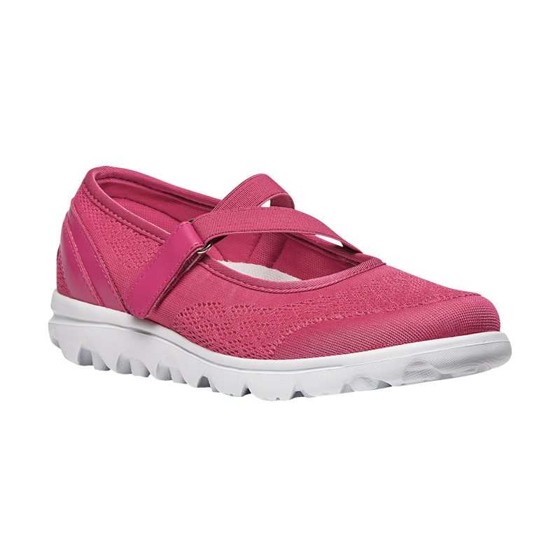 Propet Shoes Women's TravelActiv Mary Jane-Watermelon Red