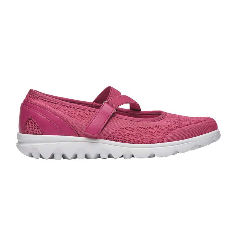 Propet Shoes Women's TravelActiv Mary Jane-Watermelon Red