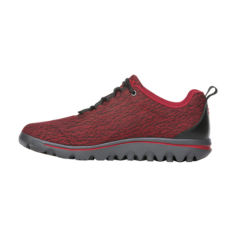 Propet Shoes Women's TravelActiv-Black/Red Heather