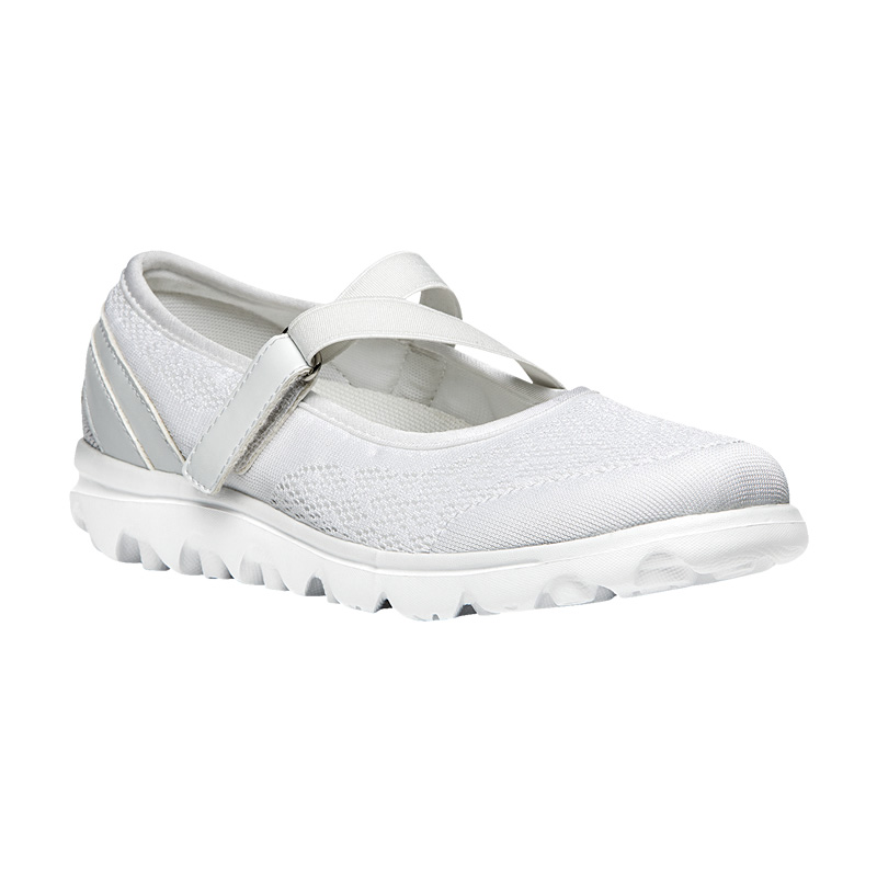 Propet Shoes Women's TravelActiv Mary Jane-White